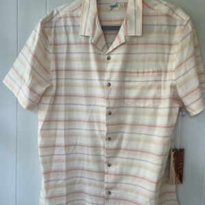 Fair Harbor Men’s Striped Short Sleeve Shirt